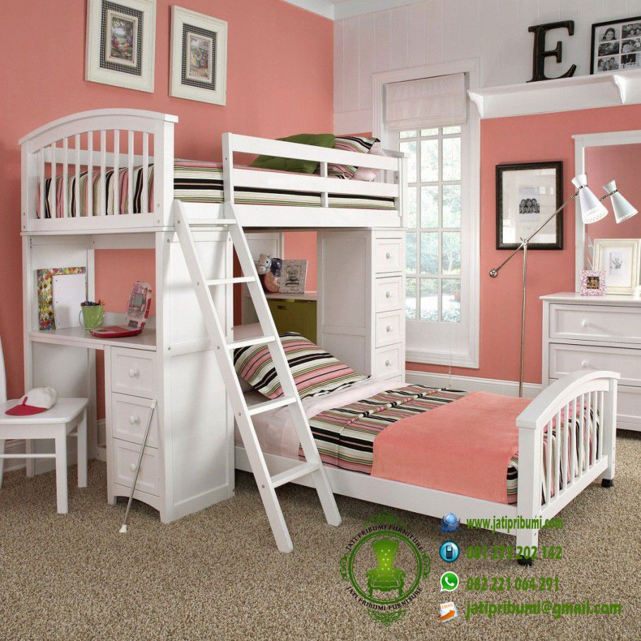 set-tempat-tidur-anak-model-susun-dilengkapi-meja-belajar-lemari-harga-murah-dan-berkualitas-furniture-jepara